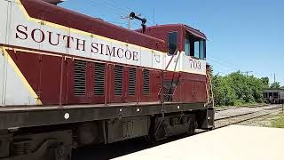 South Simcoe Railway in Tottenham Ontario on Canada Day 2024 [upl. by Chambers]