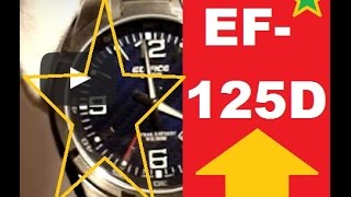 Обзор и настройка Casio Edifice EF125D [upl. by Kilan231]