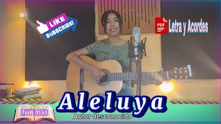 Aleluya  Canto para misa Letra y Acordes PDF [upl. by Abocaj]