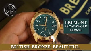 A beautiful bronze watch from Bremont  Bremont Broadsword Bronze Sotek  BampB [upl. by Belita]