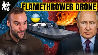 Ukraine Deployed FLAMETHROWER DRONES  Ukrainian War Update [upl. by Anisamot955]