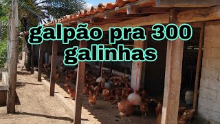 GALPÃO PRA 300 GALINHAS POEDEIRAS  tudo que você precisa saber medidas e muito mais canal da pathy [upl. by Illoh]