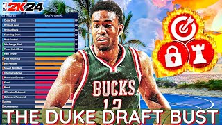 This Jabari Parker Draft Bust Build with 89 Dunk CAN DOITALL on NBA 2K24 Best Forward Build [upl. by Hayimas771]