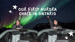 NAGHANAP NG AURORA BOREALIS SA ONTARIO  NERIE ANN  FILIPINO IN CANADA [upl. by Cutler]