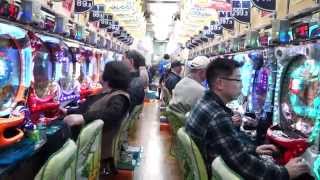 Typical Pachinko Machine Tokyo 2014 [upl. by Aserehs]