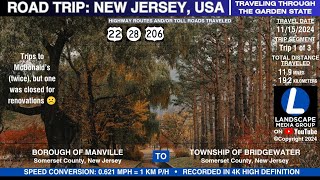 11152024 Part 1 of 3  Manville to Bridgewater New Jersey USA [upl. by Shiller905]