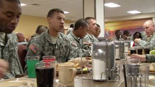 Fort Lee dining facility is largest in the Army [upl. by Naquin740]