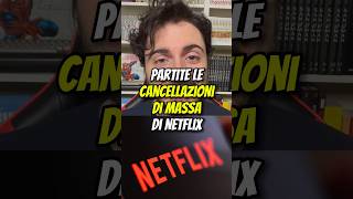 CANCELLAZIONI DI MASSA DELL’ABBONAMENTO NETFLIX netflix netflixitalia netflixseries [upl. by Iteerp]