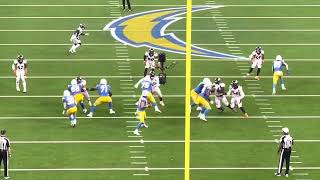 Justin Herbert to Donald Parham Jr  Chargers Vs Broncos MNF [upl. by Enneite]