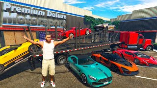 ENTREGANDO COCHES MILLONARIOS en GTA 5 [upl. by Ennaitsirhc]