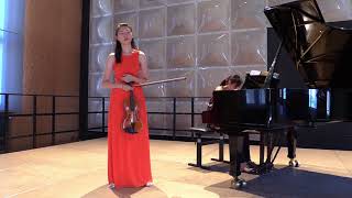 Victoria Wong  Wieniawski  Variations on an Original Theme Op 15 [upl. by Katine]