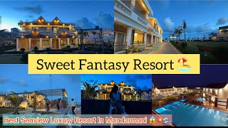 Sweet Fantasy Resort Mandarmani🌊  Best Private Beach View Luxury Resort In Mandarmani 😱💥 [upl. by Abocaj823]