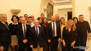 Bordighera concludono il corso per sommelier allhotel Parigi la consegna degli attestati [upl. by Teemus]