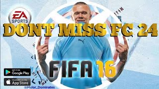 FIFA 16 Mod FC 24 APK  Mod  OBB [upl. by Draned]