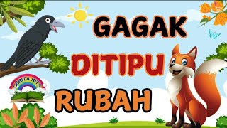 Gagak Ditipu Rubah  Dongeng Anak Sebelum Tidur  Cerita Anak Bahasa Indonesia  Fabel Kartun Lucu [upl. by Timms]