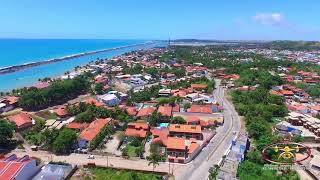 Barra de São Miguel  Alagoas Brasil  Vista de cima [upl. by Matheny]