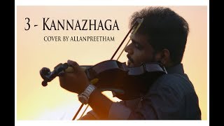 3  Kannazhaga  Cover by  AllanPreetham [upl. by Attelrak131]