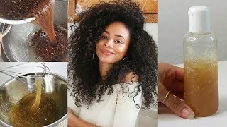 DIY 100 natürlicher LeaveIn » LeinsamenGel für gesunde Afrolocken [upl. by Ravel]