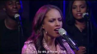 Alicia Keys  quot Empire State of Mindquot Part II Live  Paris  French [upl. by Eelirak]