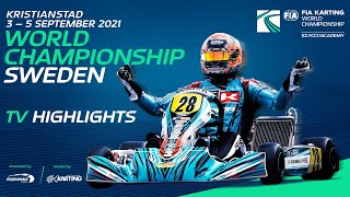 FIA Karting World Championship 2021 Kristianstad Sweden Highlights [upl. by Ursuline]