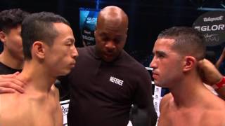 GLORY 26 Amsterdam  Mosab Amrani vs Chibin Lim Featherweight Semi Finals [upl. by Rupert]