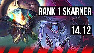 SKARNER vs BRIAR TOP  Rank 1 Skarner 5210  EUNE Challenger  1412 [upl. by Adelind]