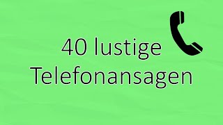 40 Telefonsprüche Telefonansagen und Telefonbegrüßungen [upl. by Ennairb362]