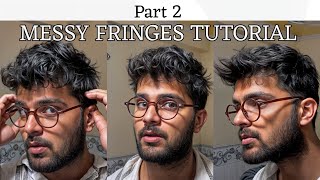 MESSY hair style tutorial  no products [upl. by Hardy]