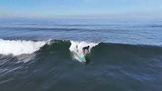 110624 Scripps Pier La Jolla Shores Complete Raw Unedited Drone Surfing Footage [upl. by Assirral]