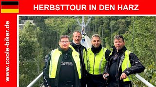 🇩🇪 Autumn tour in the Harz Mountains 2017  Braunlage  A travel documentation  HD  Motorbike tour [upl. by Belac503]