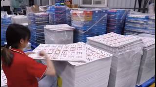 How are playing cards poker made The video introduces the whole process of poker production [upl. by Adnarrim]