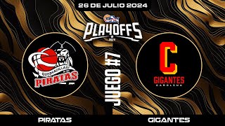 Piratas de Quebradillas vs Gigantes de Carolina  Juego 7  BSN2024 [upl. by Irahc]