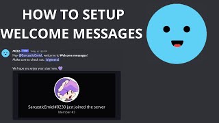 How to Make Welcome Messages on Discord with Mee6 Bot  StepbyStep Tutorial 2023 [upl. by Aihsikal97]