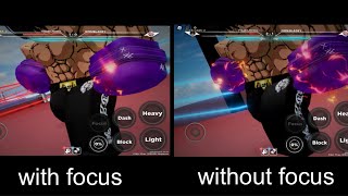 CHRONOS STYLE ULTIMATE WITH FOCUS AND WITHOUT FOCUS SIDE BY SIDE COMPARISON Untitled Boxing Game [upl. by Coney882]