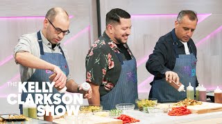 Making Hot Cheetos amp Spicy Pork Burritos With Chef Roy Choi Lauren Graham amp Impractical Jokers Cast [upl. by Anirbak301]