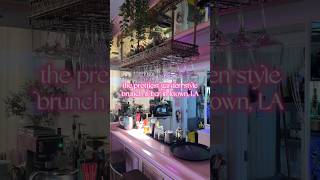 the prettiest garden style brunch and bar in ktown LA brunch bar food asianfood ktown shorts [upl. by Ramak]