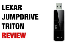 Lexar JumpDrive Triton USB Flash Drive Review [upl. by Troc587]