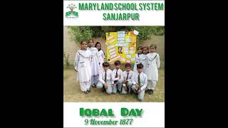 Iqbal Day l Maryland School l Mss class activities 2024 [upl. by Hgielek808]