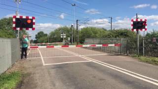 Claypole level crossing in Lincolnshire [upl. by Carrick]