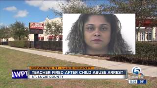 Teacher fired after child abuse arrest [upl. by Janiuszck]