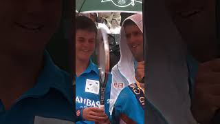 Novak Djokovic is AWESOME for this one [upl. by Aneled]