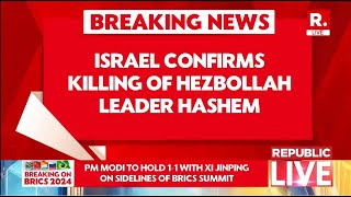 Nasrallah Likely Heir Hashem Safieddine Also Dead IDF Confirms  Israel vs Hezbollah [upl. by Aneliram796]