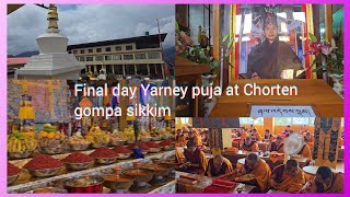 Chorten gompa 33rd yarney puja final day wodzer vlog [upl. by Chatterjee638]