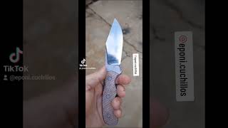 Cuchillo EDC empuñadura de pinotea de demolición [upl. by Takara]