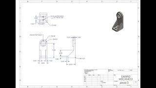 Creación de planos de piezas en solidworks y exportarlas a PDF TUTORIAL SOLIDWORKS [upl. by Hance]