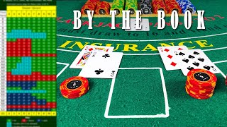 Blackjack Basic Strategy  BY THE BOOK ONLY [upl. by Phillie]