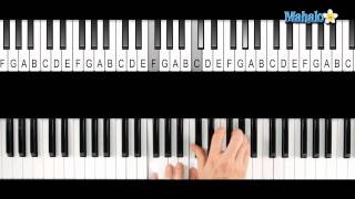 How to Play a Dflat Major 7 Dbmaj7 Chord on Piano [upl. by Delphina]