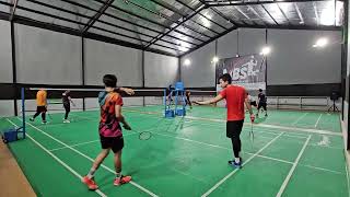 Jogja Badminton  ViqiLiam vs RizkanRifqi [upl. by Annayad]