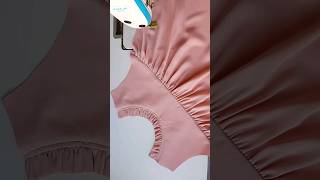 Neck design cutting and stitching with pintucks [upl. by Eirollam]