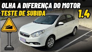 Fiat GRAND SIENA 14  TESTE DE SUBIDA [upl. by Revolc]